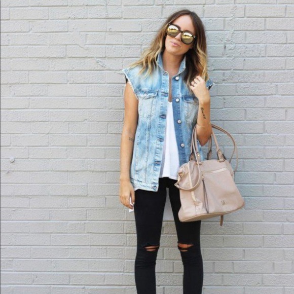 Lucky Brand Denim Vest - Picture 2 of 7